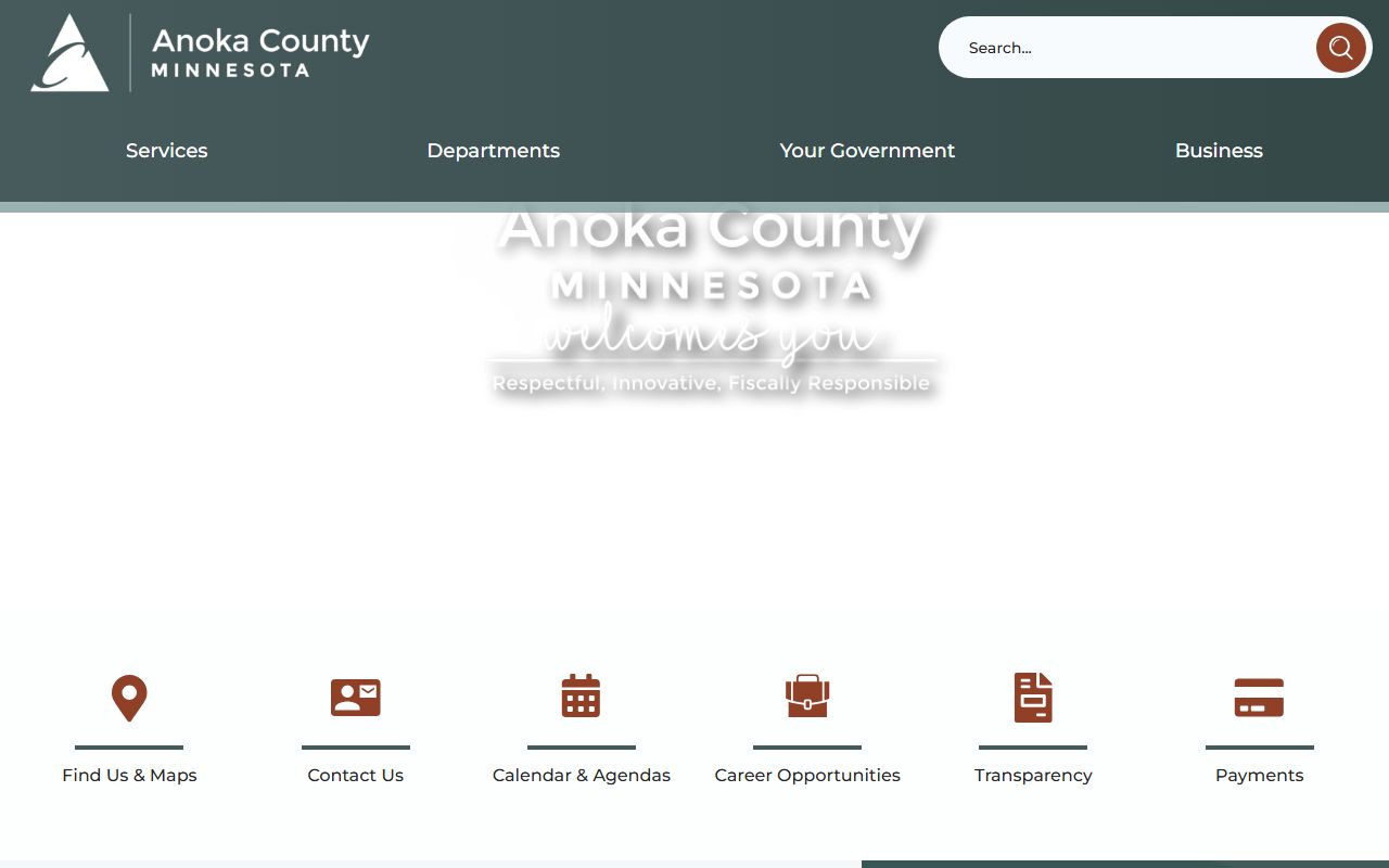 Anoka County official homepage
